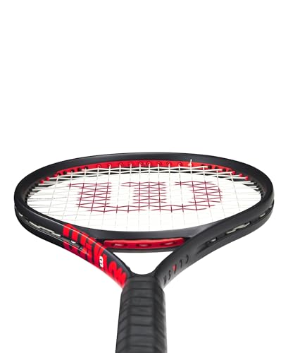 Wilson Clash 100L V3 Tennis Racket - Strung Adult Performance, Grip Size 1 1/8"