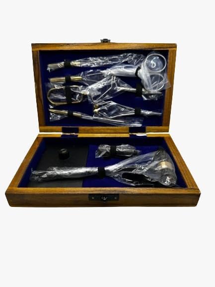 Fly Tying Standard Tool Kit with Rotating Crown Vise and 9 Tools