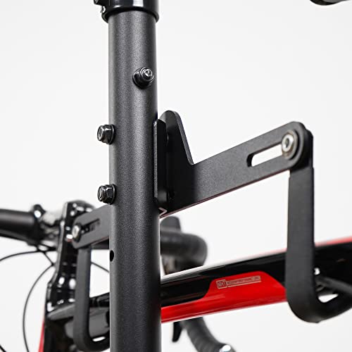 Bike Vertical Freestanding Hanger Parking Rack for 4 Bikes - Adjustable Garage Storage Stand