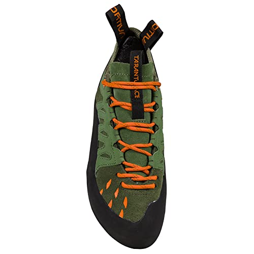 La Sportiva Men's Tarantulace Rock Climbing Shoes Olive/Tiger 10