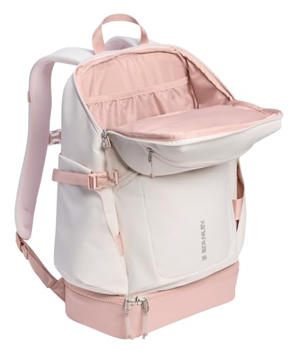 Stanley Vitalize Backpack with Rose Quartz Design & Expandable Storage - Fits Stanley Drinkware