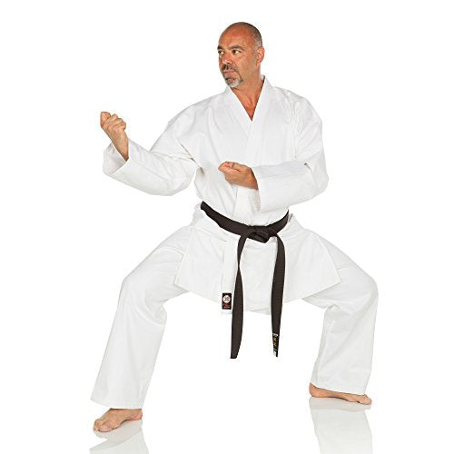 Ronin Medium Weight Karate Gi - White 6 / White Belt Included