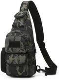Skiennix Sling Bag - Lightweight Crossbody Backpack for Men | Ideal for Hiking & Skiing (Black)