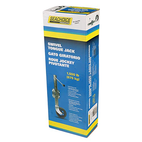 Seachoice Fold-Up Marine Trailer Jack 22-7/8 Inch Max Lift 1500 Lbs