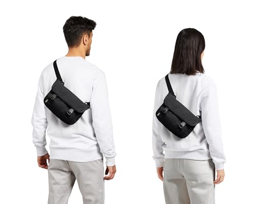 Lilac Haze Bellroy Cinch Mini Messenger Bag 6L - Compact Shoulder Bag with Adjustable Strap