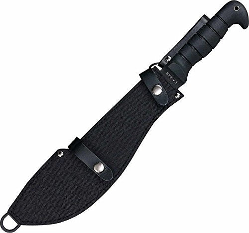 KA-BAR Machete Cutlass 11-inch Carbon Steel Fixed Blade for Camping & Outdoors