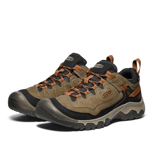 Men's Waterproof Hiking Shoes - Targhee 4 Low, 10.5 Wide Sea Turtle/Roasted Pecan