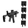 Heavy Duty Gun Wall Mount Rack 5 Pack - Indoor Rifle, Shotgun & Bow Hangers - Made in USA