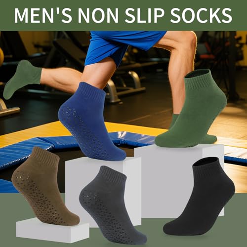 100 Pairs Non-Slip Socks Bulk Pack for Hospital, Yoga, Gym & Work Safety