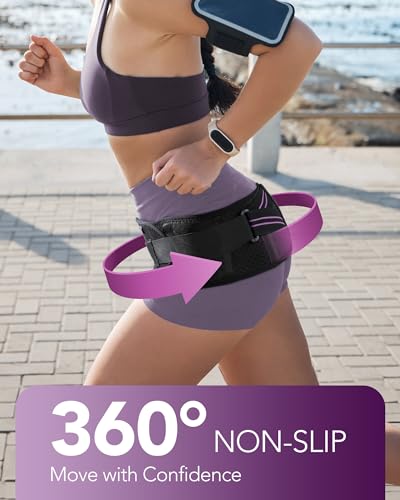 XX-Large Sacroiliac Belt for Women with Extra Support Stays - Violet