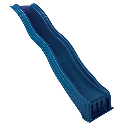 Swing-N-Slide Blue Plastic Backyard Slide for Kids 2-10 Years, Supports 250 lbs