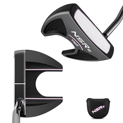 PGM Women's 33-Inch Black Golf Putter with Alignment Aid & Ball Pick Up