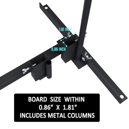 Atflbox 2-Pack Shooting Target Stand with 10 Paper Targets & Adjustable Base