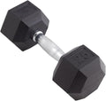 Body Sport Hex Dumbbell | Rubber Encased Weight for Strength Training | Ideal for Home Gym