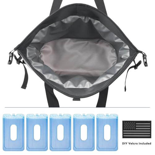 Vogano Leak-Proof Soft Cooler Bag 40 Can - Dark Gray, 12H Cold Retention