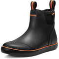 TIDEWE Waterproof Deck Boots for Men - Black & Orange, Fishing & Outdoor