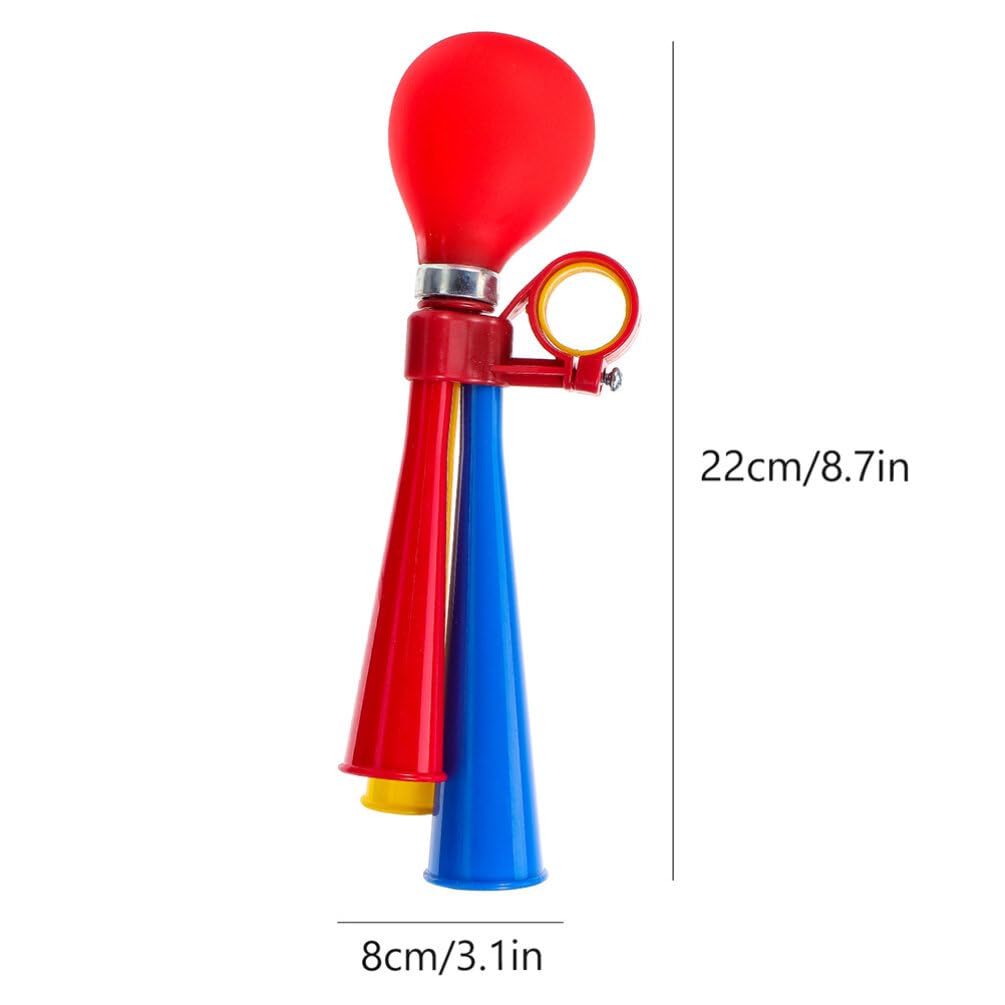 Toddmomy Bicycle Air Horn Handheld Adjustable Squeeze Horn for Bikes Loud Kids Bike Bells Sign Holder Handlebar Accessories 8.66X3.14X1.77In