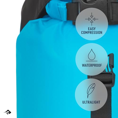 Sea to Summit eVac UL 20L Compression Dry Bag – High Rise Grey, Waterproof Backpack Gear Storage