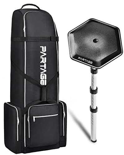 Golf Travel Bag with Support System and 600D Heavy Duty Oxford, Large Size Fits Full Set