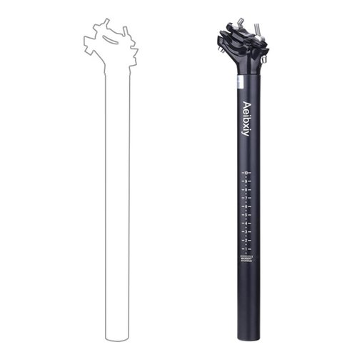 Aeibxiy Bike SeatPost 27.2mm 30.9mm 31.6mm Aluminum Alloy 350mm Bicycle Seat Post for Mountain Road Bikes BMX
