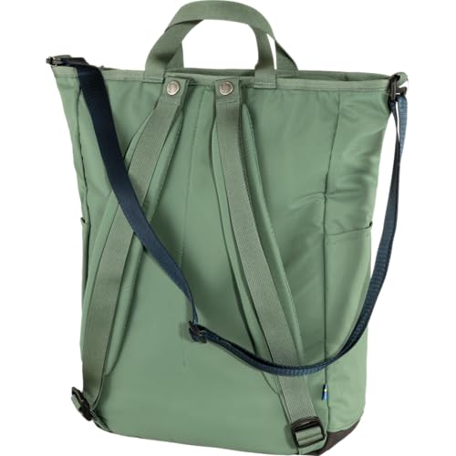 Fjällräven High Coast Totepack - Water-Resistant Convertible Carry, Lightweight Travel Bag - Patina Green, One Size