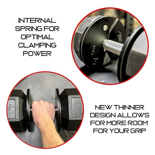 Micro Gainz 2.5LB Black Micro Weight Plates Set for Dumbbells & Barbells