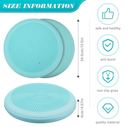 Libima Macaron Color 8-Pack Inflatable Wiggle Seat Wobble Cushions for Kids