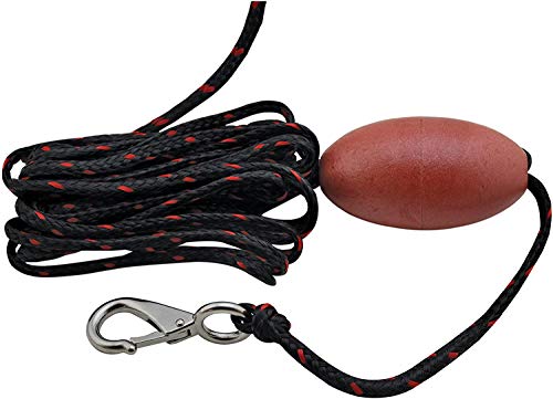 ISURE MARINE Kayak Anchor Kit 3.5 lb Folding Grapnel with 29.5 ft Rope – Red (Variation: Red)