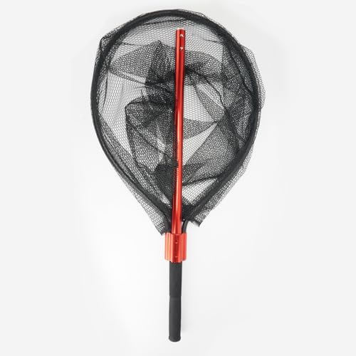 Extendable Fishing Landing Net with Telescoping Aluminum Handle - Large Catch Net