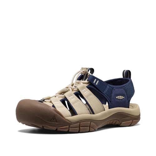 KEEN Men's Newport H2 Water Sandals Tri-block Safari Size 10 - Closed Toe, Quick-Dry