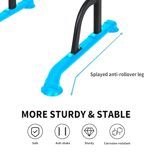 LSKSSNG Adjustable Pull Up & Dip Station - Multi-Function Home Gym Equipment