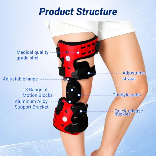 Lightweight Unloader Knee Brace for Arthritis Pain Relief & Support - Right