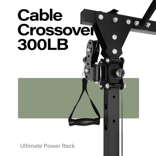 Major Fitness Drone 1 Power Cage Black All-in-One Home Gym with Cable Crossover, Squat Rack & Landmine