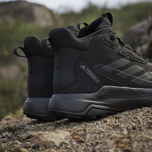 Adidas Women's Terrex Anylander Mid Top Rain.RDY Hiking Sneakers - 7.5 Black/Black/Grey