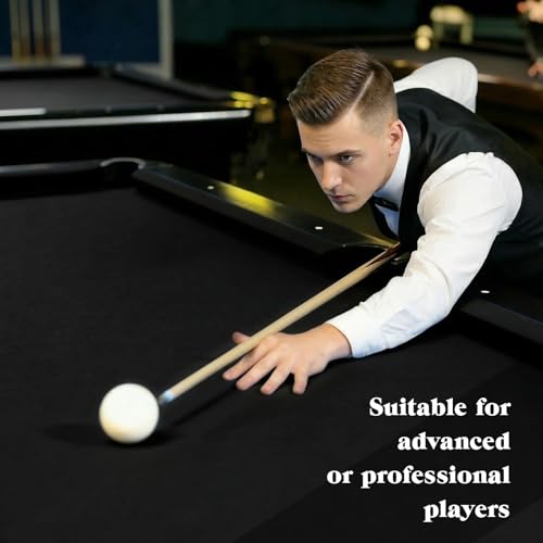 Boshen Black Worsted Blend Billiard Cloth for 7' Pool Table, Fast Surface