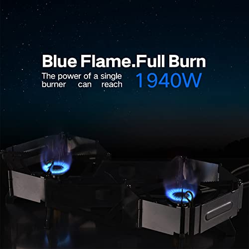 Portable Camping Stove ONTOMYO BRS-32 Foldable Gas Burner 1940W with Carrying Case