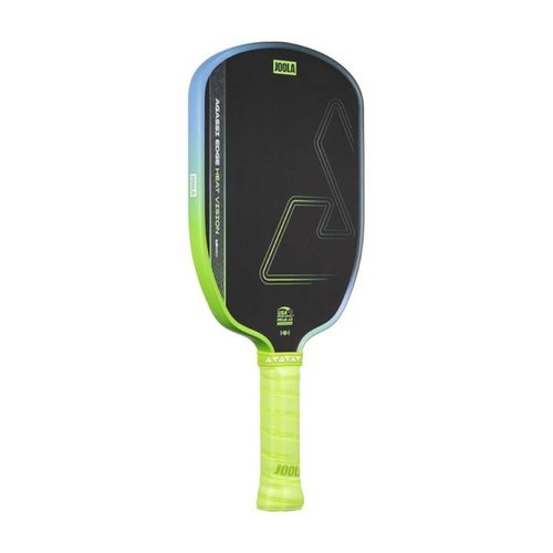 JOOLA Agassi Heat Vision 16mm Pickleball Paddle - New Shape w/Extended Sweet Spot - Textured Carbon Fiber Surface for Spin - SK Film for Less Vibration - USAP Approved - NFC Chip Enabled