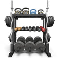 Adjustable 3-Tier Dumbbell Rack Stand - Heavy Duty Weight Storage 18.78 x 48 x 36.54 Inches
