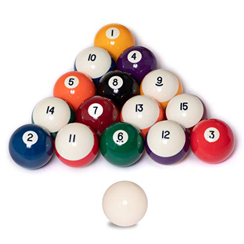 Aramith Standard Billiard Pool Ball Set 2 1/4 Inch - High-Quality Belgian Resin