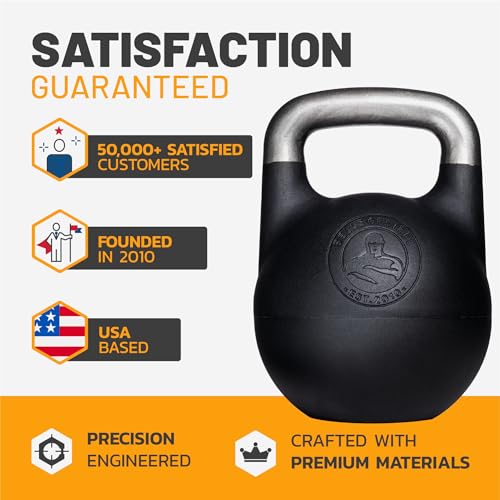 Adjustable Kettlebell Set 18-20.5kg with Steel Shell & 35mm Handle - Home Gym Equipment - Variation of 20.5kg