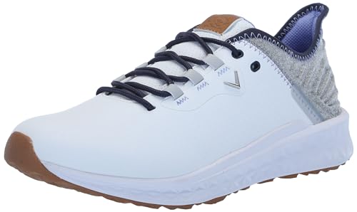 Callaway La Jolla Spikeless Golf Shoes - White Navy / Size 7.5