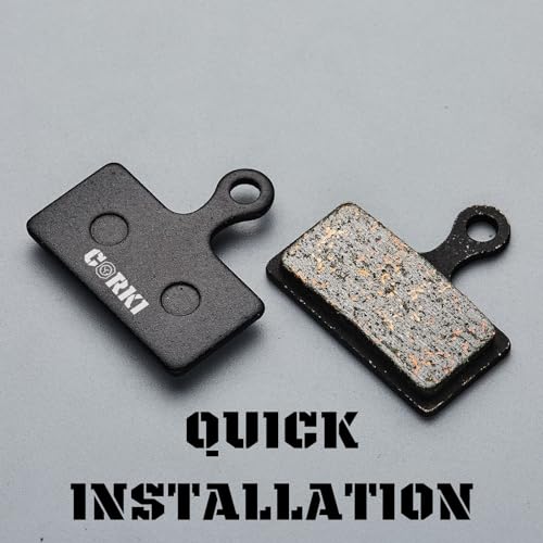 Semi-Metallic Bicycle Brake Pads for Shimano XT, XTR, SLX, Deore, Alfine - 2 Pairs