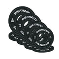 EVERYMATE 18.5 LB Black Fractional Olympic Weight Plates Set 0.5, 1.25, 2.5, 5 lbs