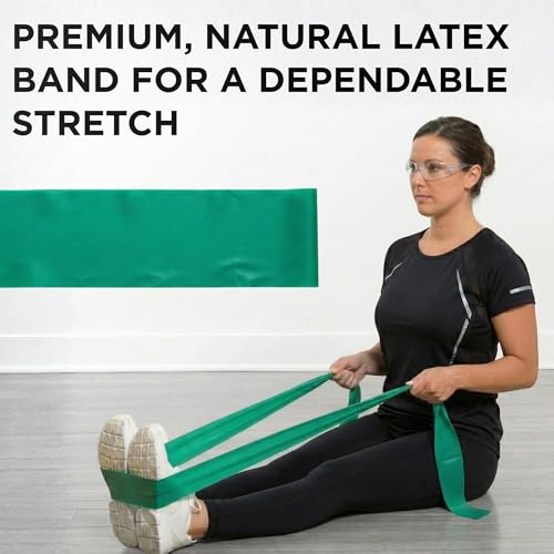 Heavy Resistance Latex Resistance Band Roll - Green | THERABAND 50-Yard Elastic Exercise Band