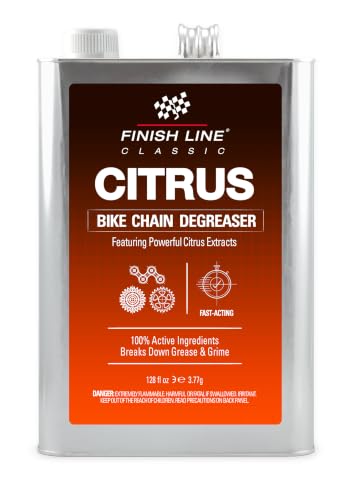 Finish Line Citrus Bike Degreaser 1 Gallon Jug - Biodegradable & Eco-Friendly