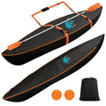 600D Waterproof Kayak Cover for Outdoor Storage - 8-10 ft, Heavy Duty, Fade-Resistant