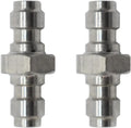 Skiennix 2 Pack Air Compressor Quick Disconnect Plug Coupler - Male Adapter for High Pressure PCP & Paintball