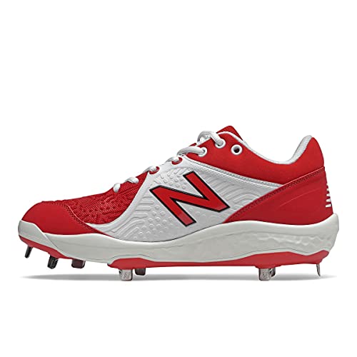 New Balance Men's Fresh Foam 3000 V7 Molded Running Shoes 13 Red/White