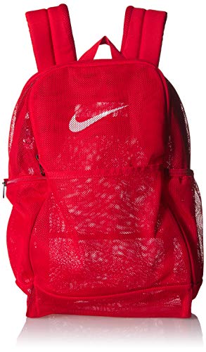 Nike Brasilia Mesh Backpack - Unisex-Adult, University Red, One Size
