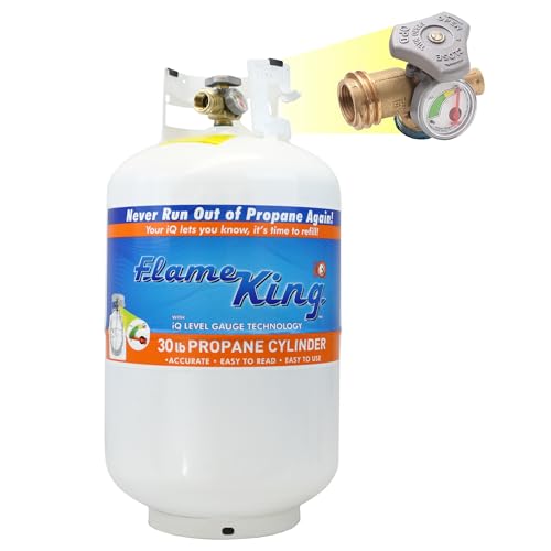 30lb Steel Propane Tank with Gauge & OPD Valve - Fits Grills, RVs, Camping (Variation of THIS listing)